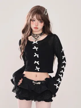 Triple Sheer Tops Ribbon