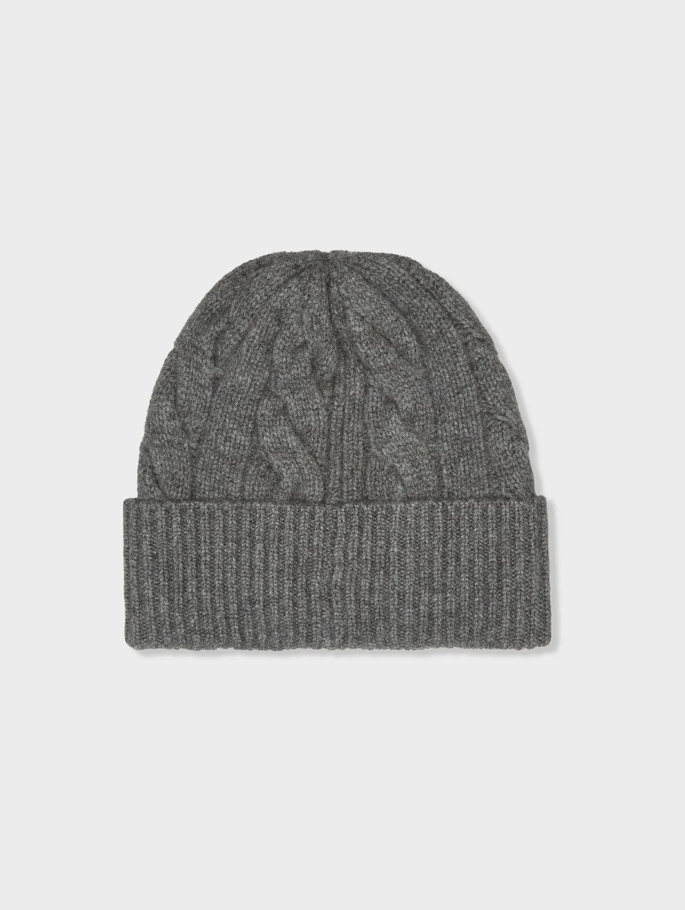 White   Warren - Cashmere Cable Beanie