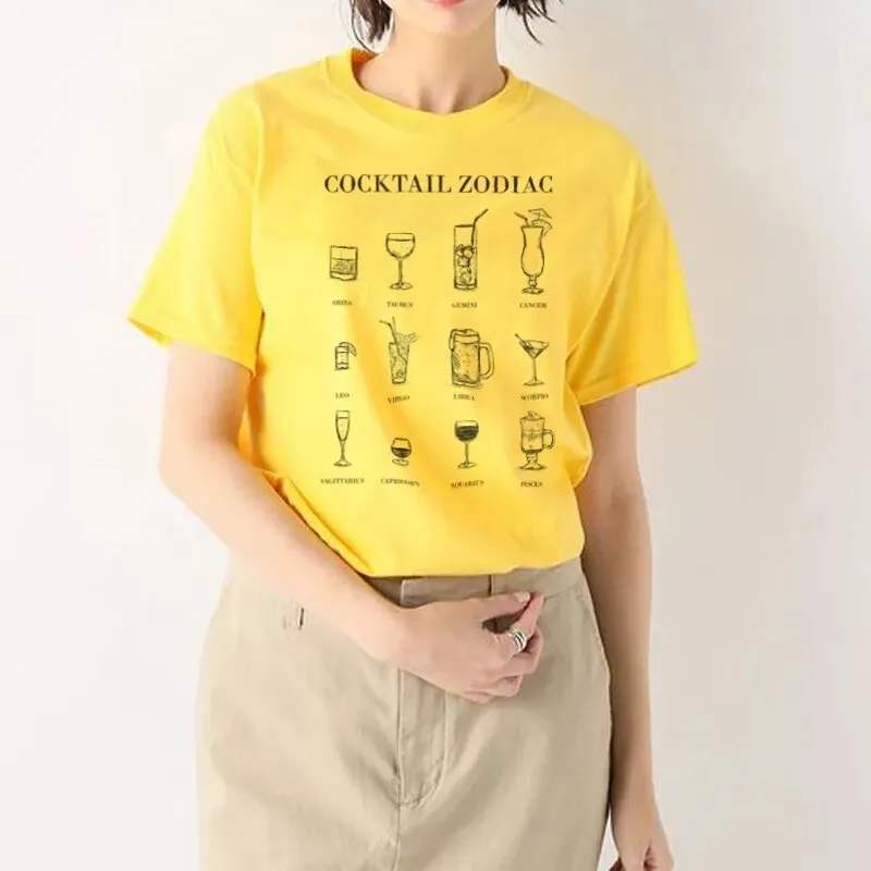 Women Cocktail Zodiac Shirt
