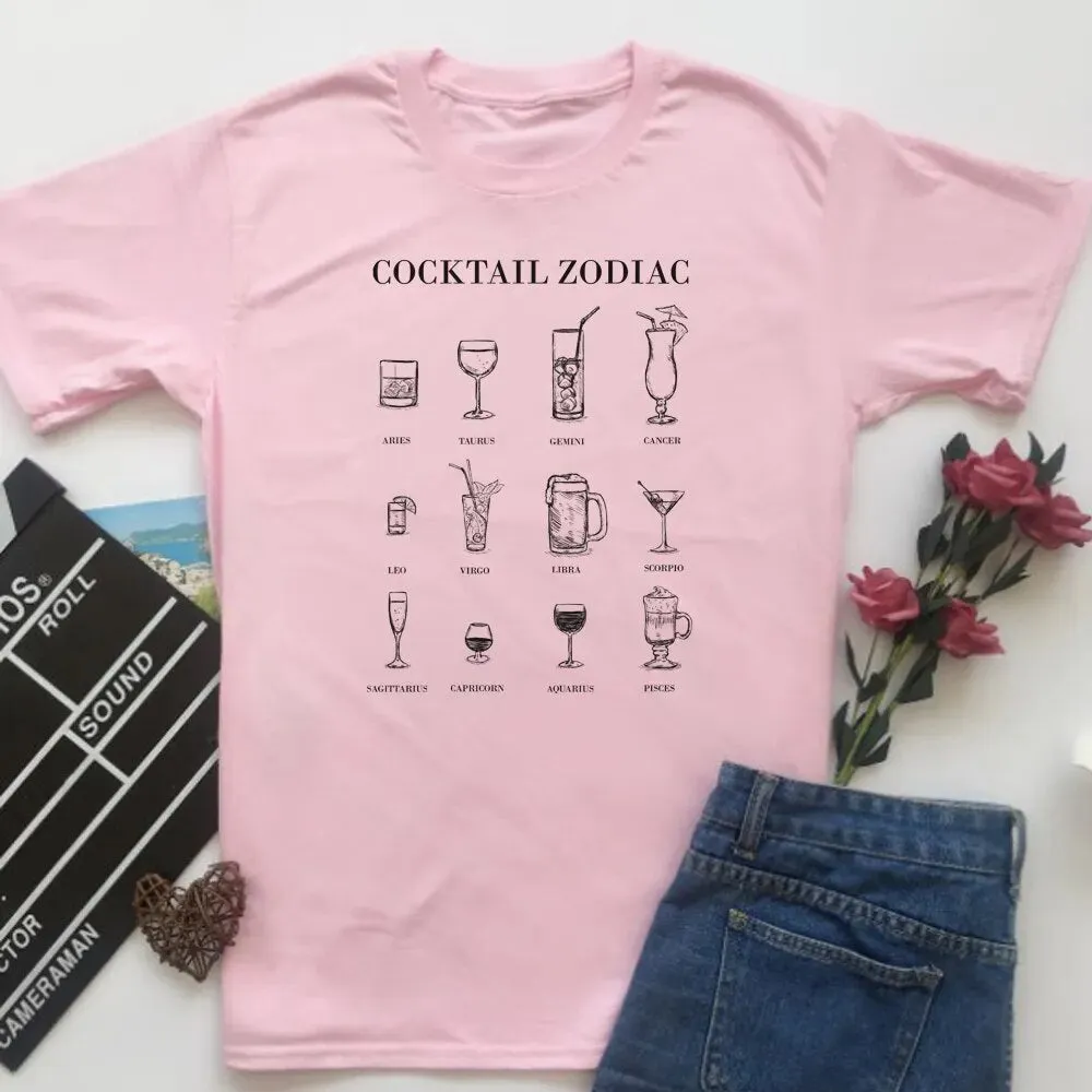 Women Cocktail Zodiac Shirt