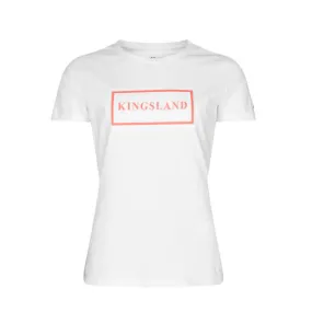 WOMEN&#x27;S CREW NECK T-SHIRT KLCEMILE WHITE