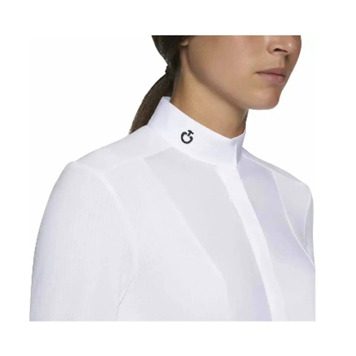 WOMEN&#x27;S LONG SLEEVE SHIRT WITH MICRO PERFORATED TECHNICAL FABRIC