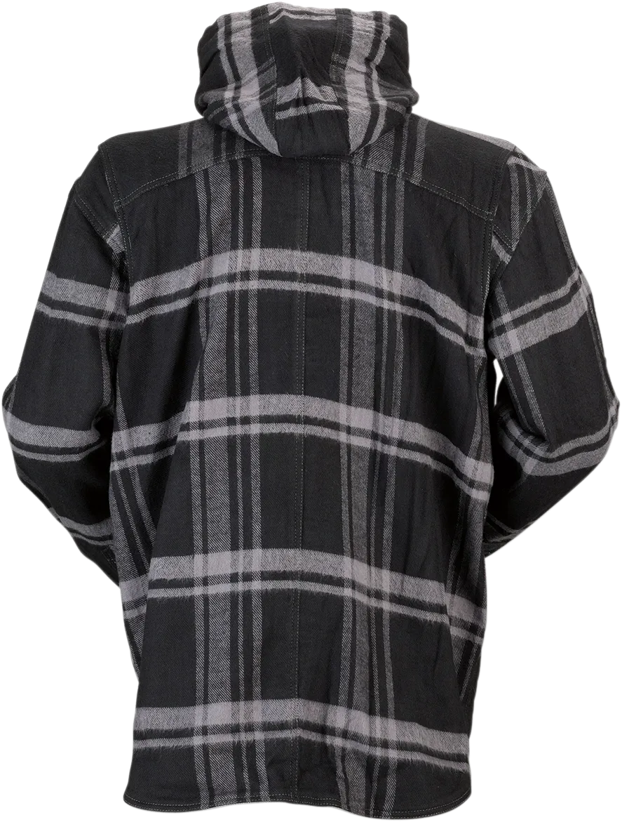 Z1R Timber Flannel Shirt - Black/Gray - 3XL 3040-2837